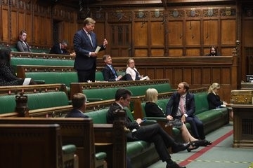 Graham Brady making speech in Commons